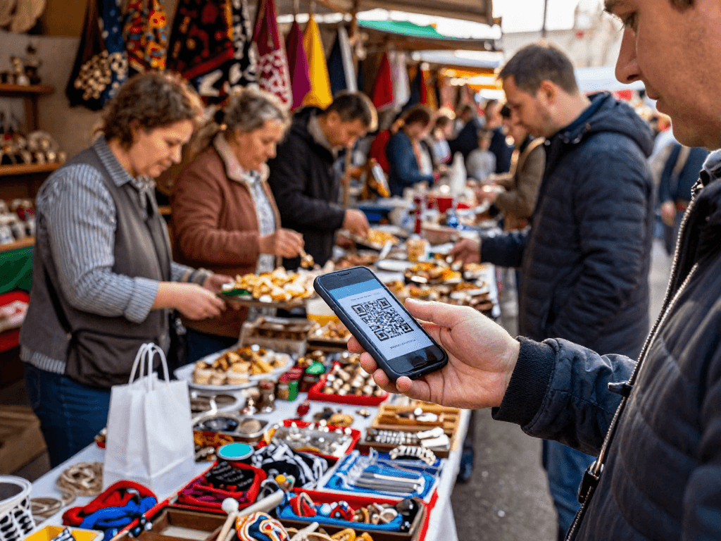 Interacción en el mercado ruso usando https://payinrussia.com/ para pagos móviles sin contacto.