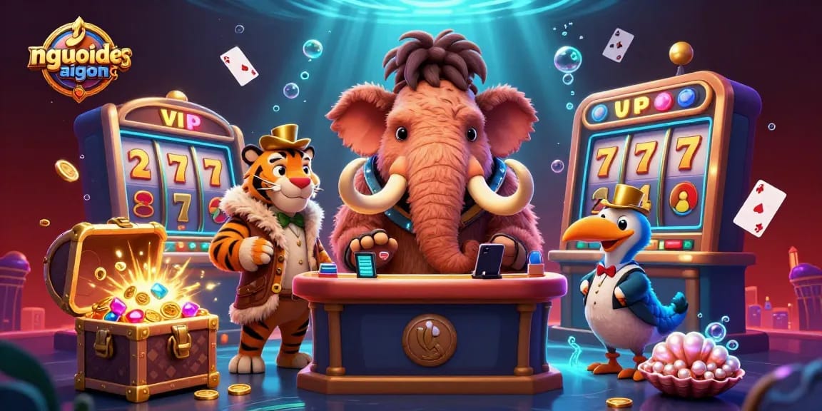 Experience thrilling gaming at nguoidepsaigon with vibrant casino characters and dynamic elements.