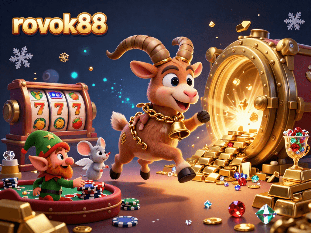 Experience the excitement of rokok88 with a Krampus-themed holiday casino where gremlins steal chips!