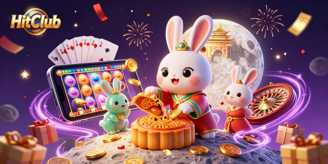 HitClub showcases a vibrant casino experience with dynamic gaming elements and festive celebration.