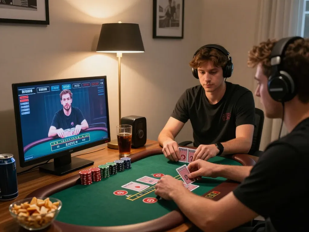 Player engaged in live dealer blackjack on fly88 platform with focused strategy