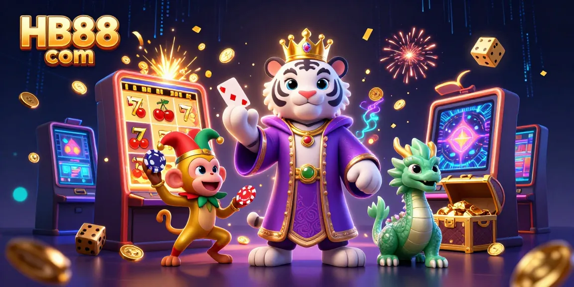 Engage with thrilling games at HB88 com, featuring dynamic characters and exciting casino elements.