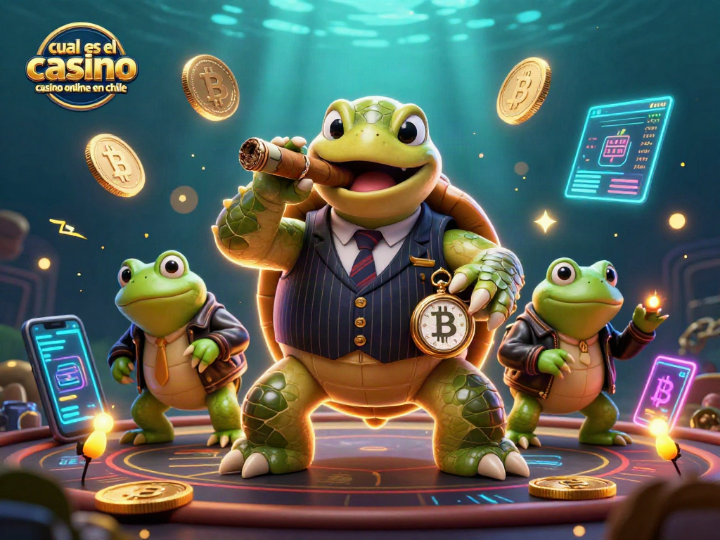 Juega y gana en el mejor casino online en Chile mientras observas a personajes caricaturescos familiares.