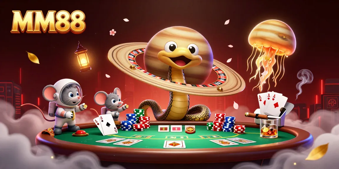 Experience the thrill of MM88 with high-stakes bets in this dynamic casino scene.
