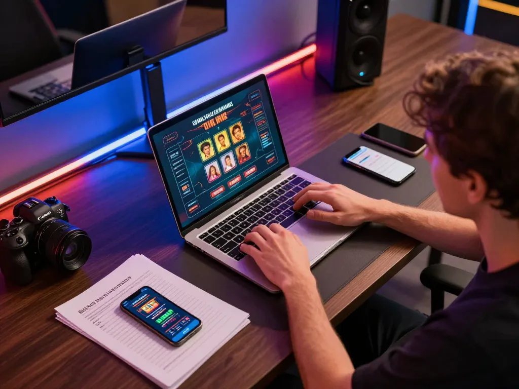 Experience llwin's engaging live dealer gameplay on a stylish online gaming setup