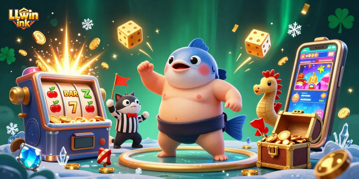LLwin ink showcases an exciting underwater casino scene features characters and vibrant elements for thrilling gameplay.