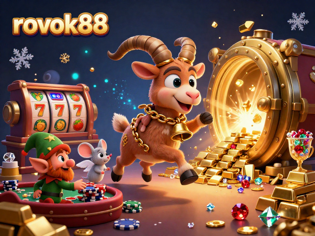 Experience the excitement of rokok88 with a Krampus-themed holiday casino where gremlins steal chips!