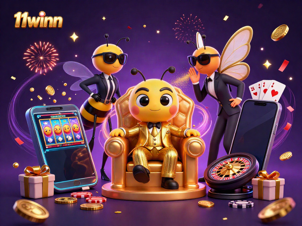 Experience thrilling gameplay at 11winn with a vibrant casino scene and dynamic elements.