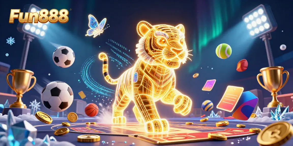 Experience Fun888 with vibrant casino energy through a digital landscape filled with sports.