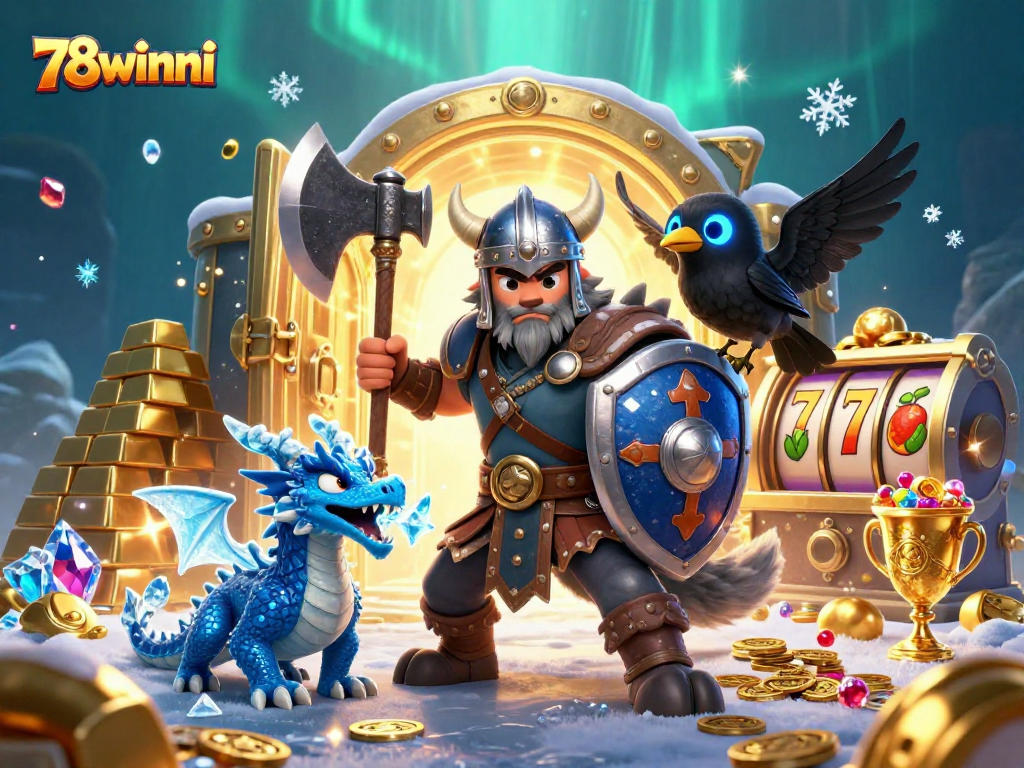 Place strategic bets at 78winni's vibrant casino with slots and characters in action.