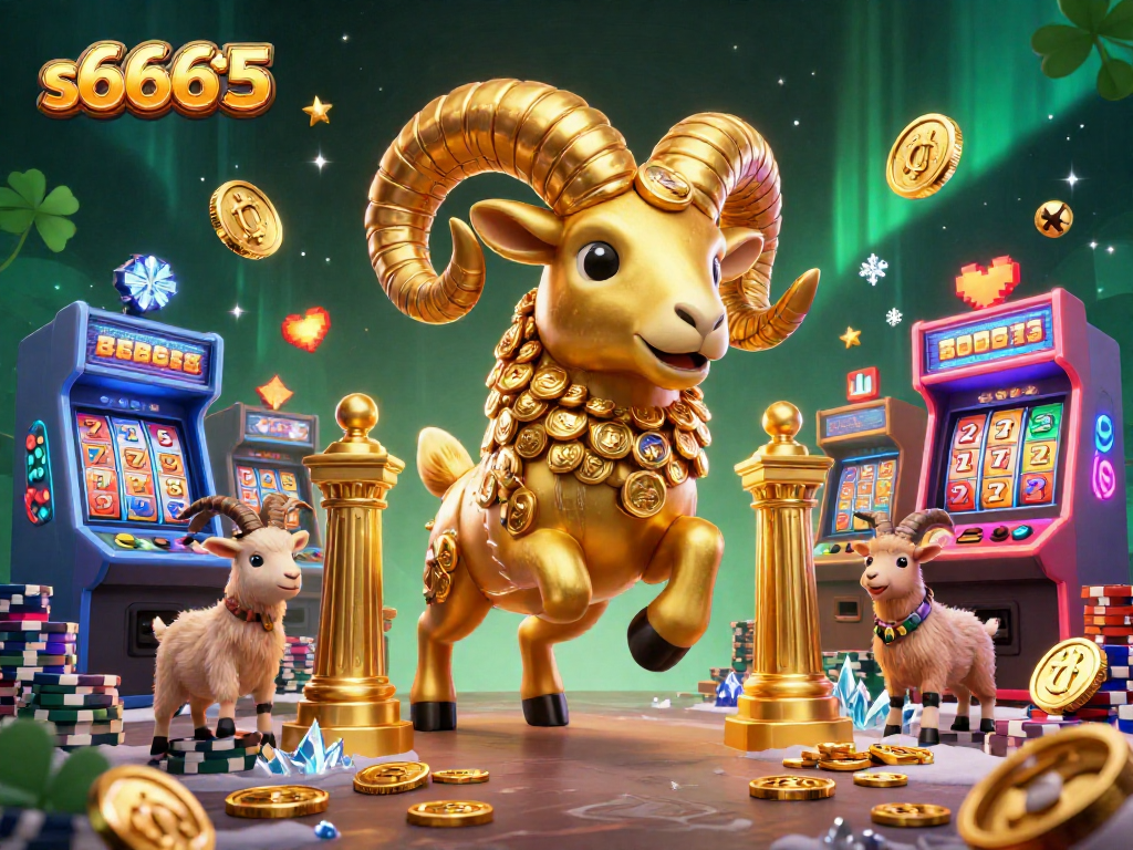 Engage with the s666t5 online casino experience featuring golden ram and vibrant game elements.