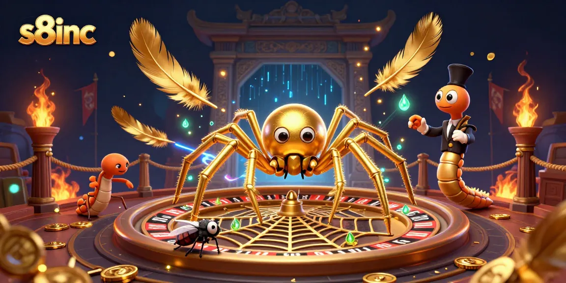 Engage in thrilling bets with s8inc's innovative roulette wheel web and dynamic game elements.